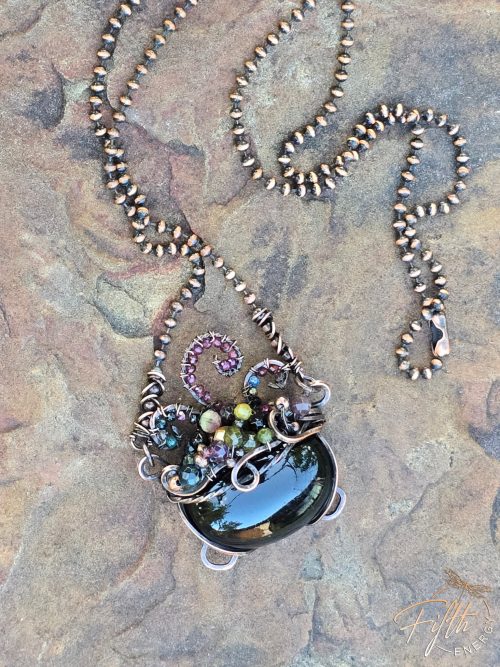 Bubbling Cauldron Necklace Fifth Energy Jewelry