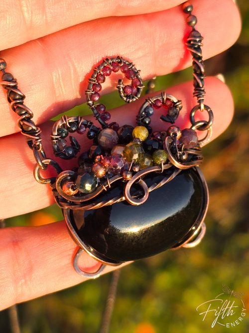 Bubbling Cauldron Necklace Fifth Energy Jewelry