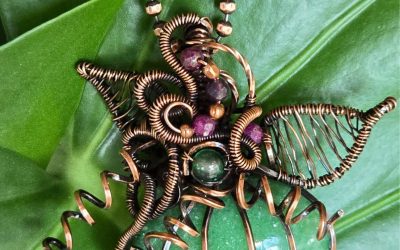 Zoisite Pumpkin Necklace